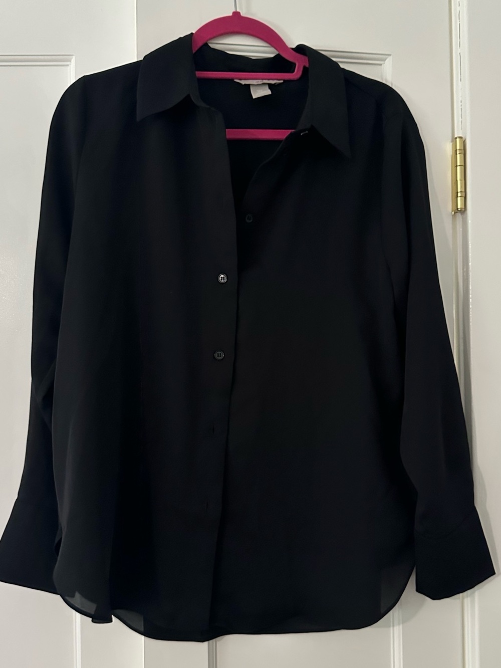 Black Classic Flowy Top